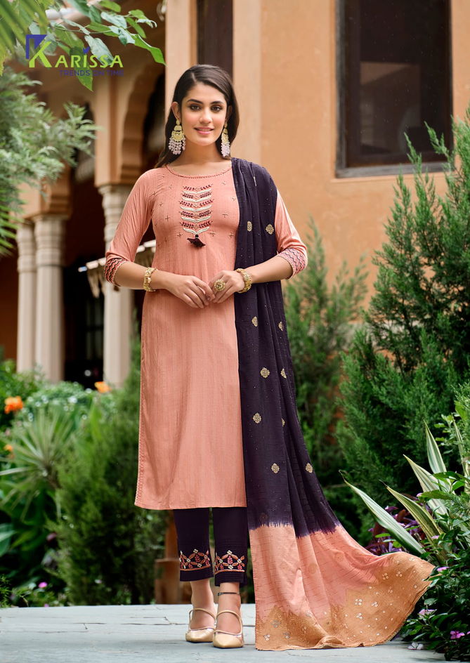 Anushka By Karissa Viscose Rayon Designer Kurti With Bottom Dupatta Wholesale Market In Surat